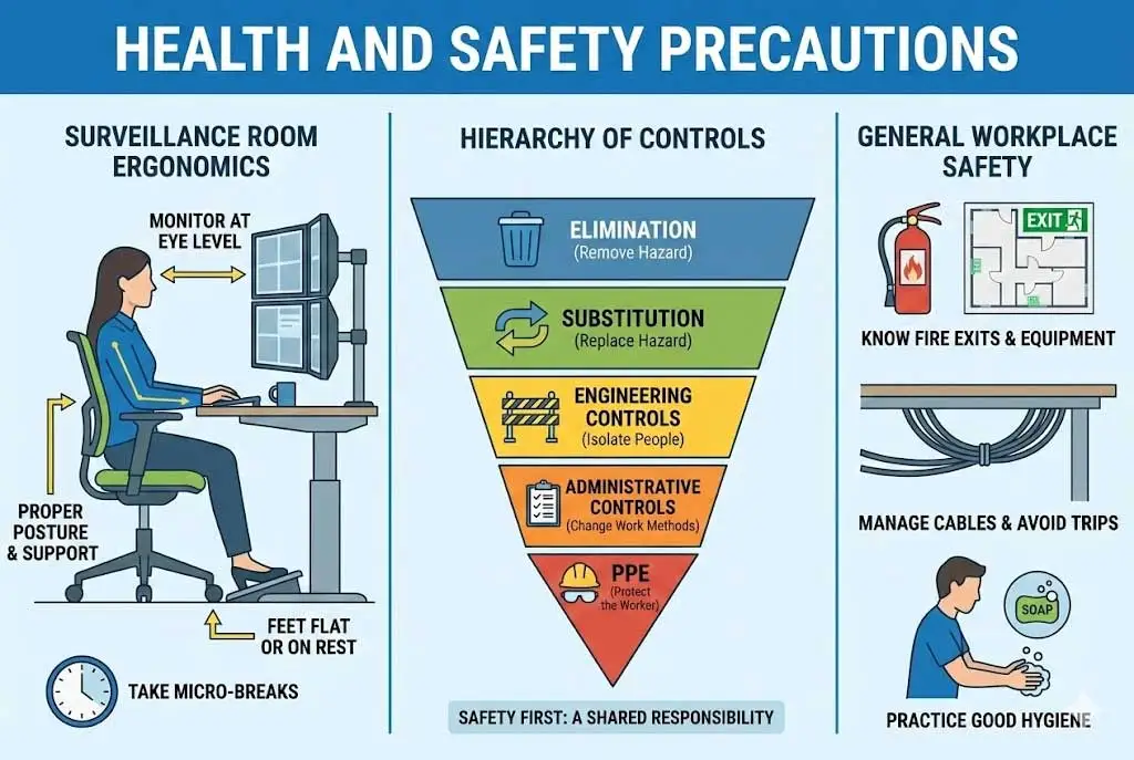 health and safety precautions