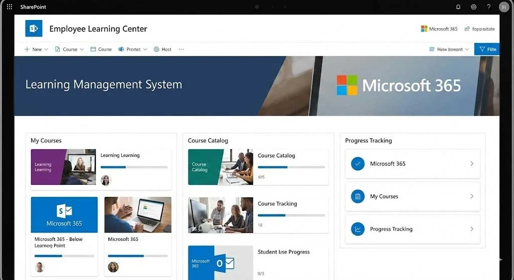 sharepoint learning management system