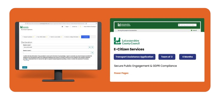 Web Application for UK