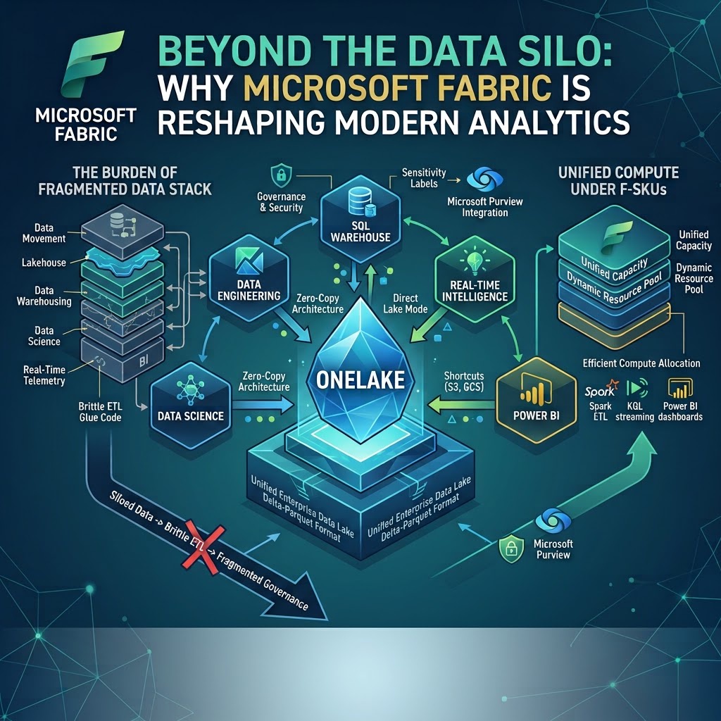 Microsoft Fabric replaces fragmented data stacks with a unified OneLake architecture